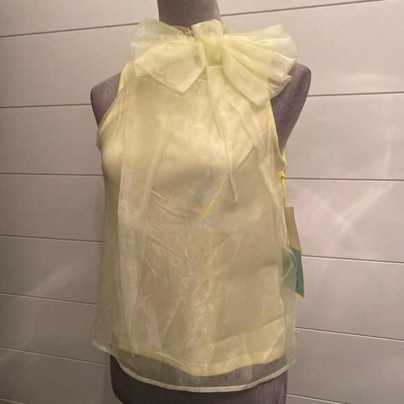 CeCe Yellow Blouse - Women's XS - Picture 3 of 10